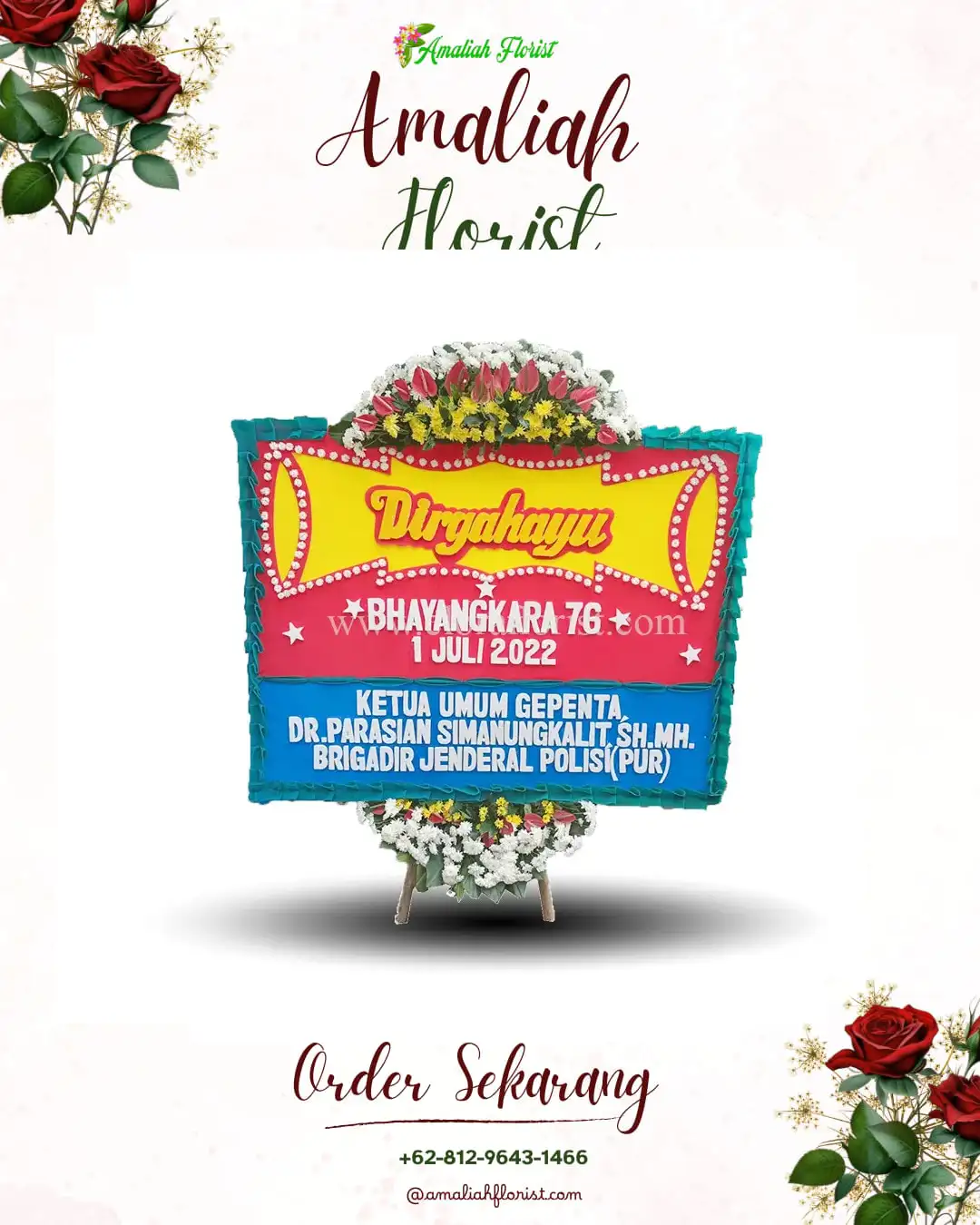 Papan Bunga HUT Ulang Tahun Jonggrangan